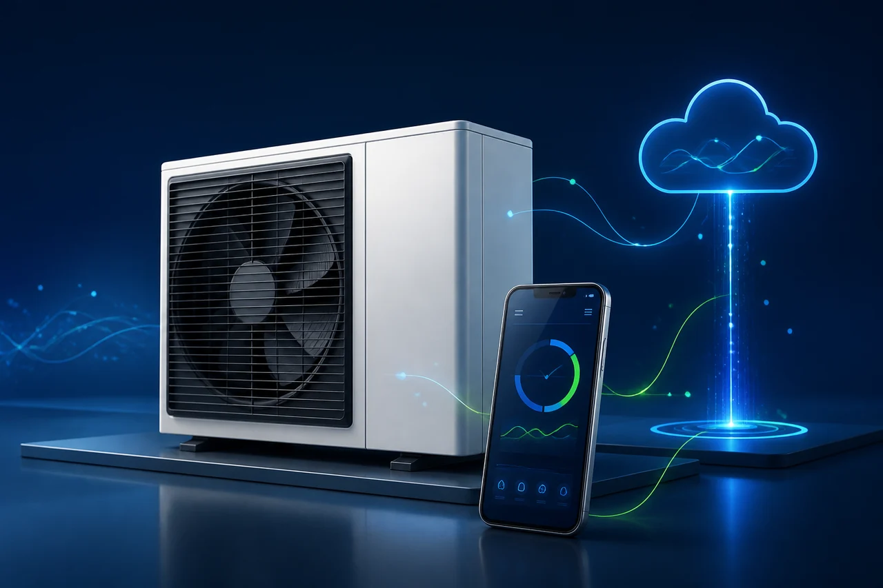 Midea šilumos siurblio nuotolinio valdymo ir serviso sprendimas